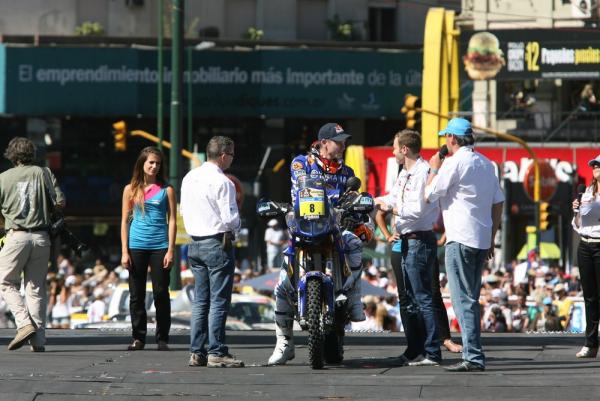 Jordi Viladoms au départ du Dakar en 2011